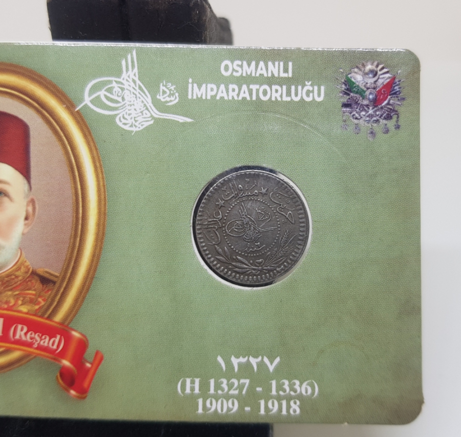 MEHMED REŞAD HAN DÖNEMİ KAPAMASINDA NİKEL 5 PARA