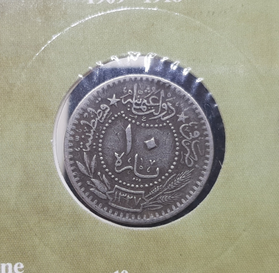 MEHMED REŞAD HAN DÖNEMİ KAPAMASINDA NİKEL 10 PARA