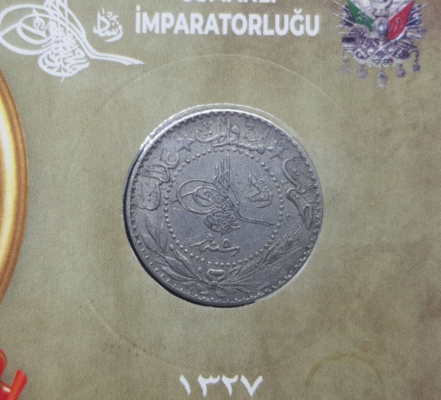 MEHMED REŞAD HAN DÖNEMİ KAPAMASINDA NİKEL 20 PARA