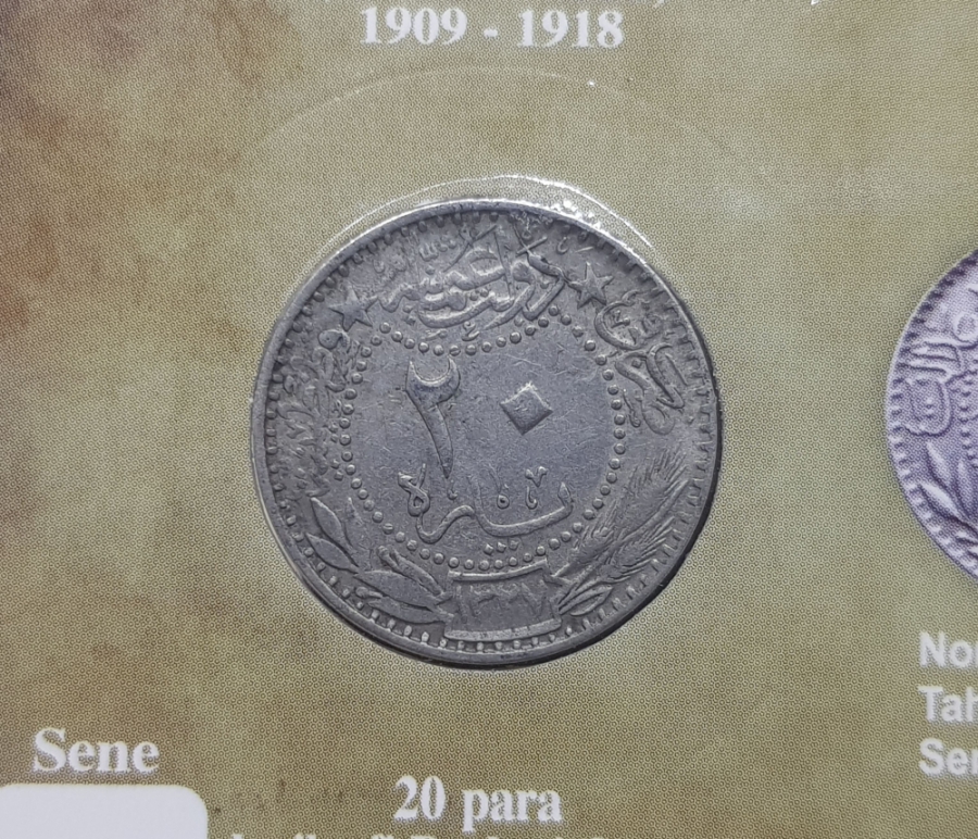 MEHMED REŞAD HAN DÖNEMİ KAPAMASINDA NİKEL 20 PARA