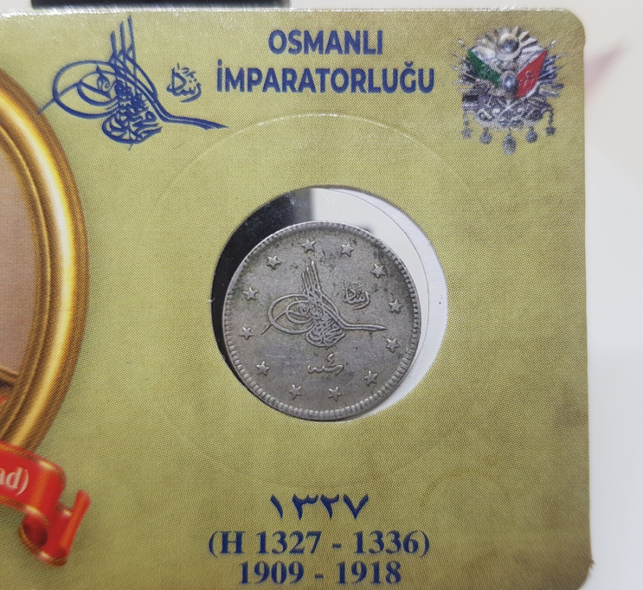 SULTAN MEHMET REŞAD HAN DÖNEMİ GÜMÜŞ 2 KURUŞ MECİDİYE