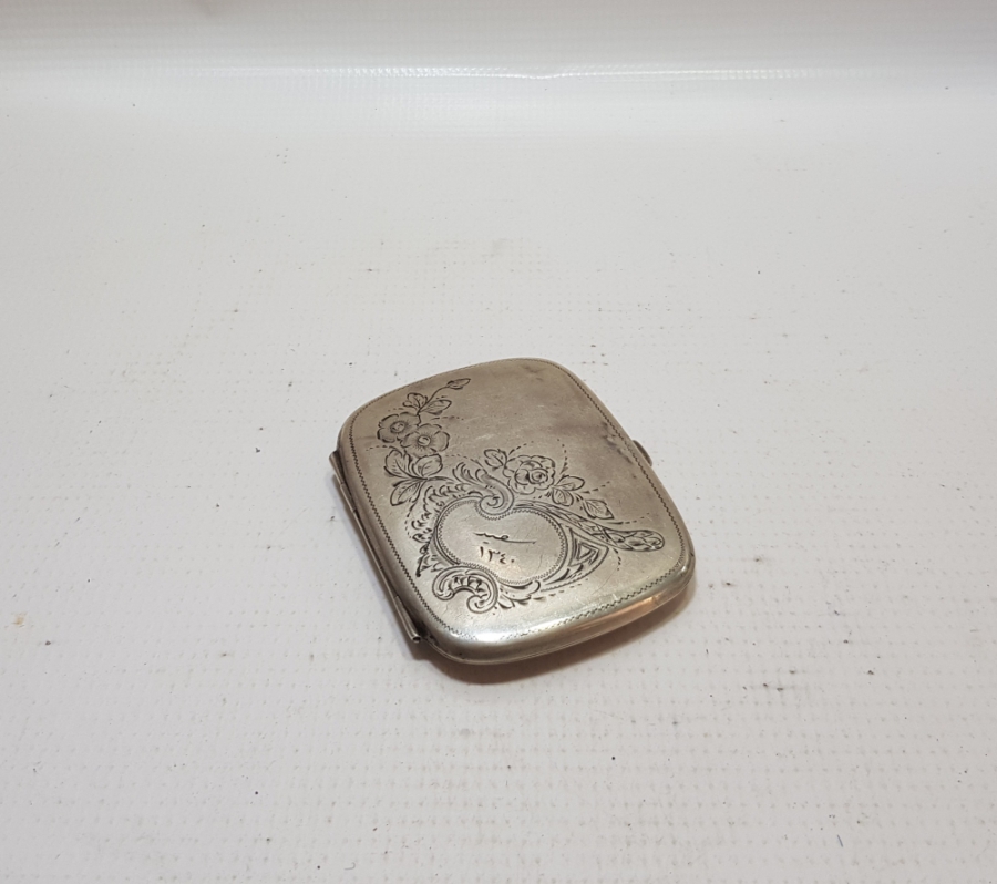 ÜZERİ OSMANLICA YAZILI VE KALEM İŞÇİLİKLİ OSMANLI DÖNEMİ SİGARA TABAKASI