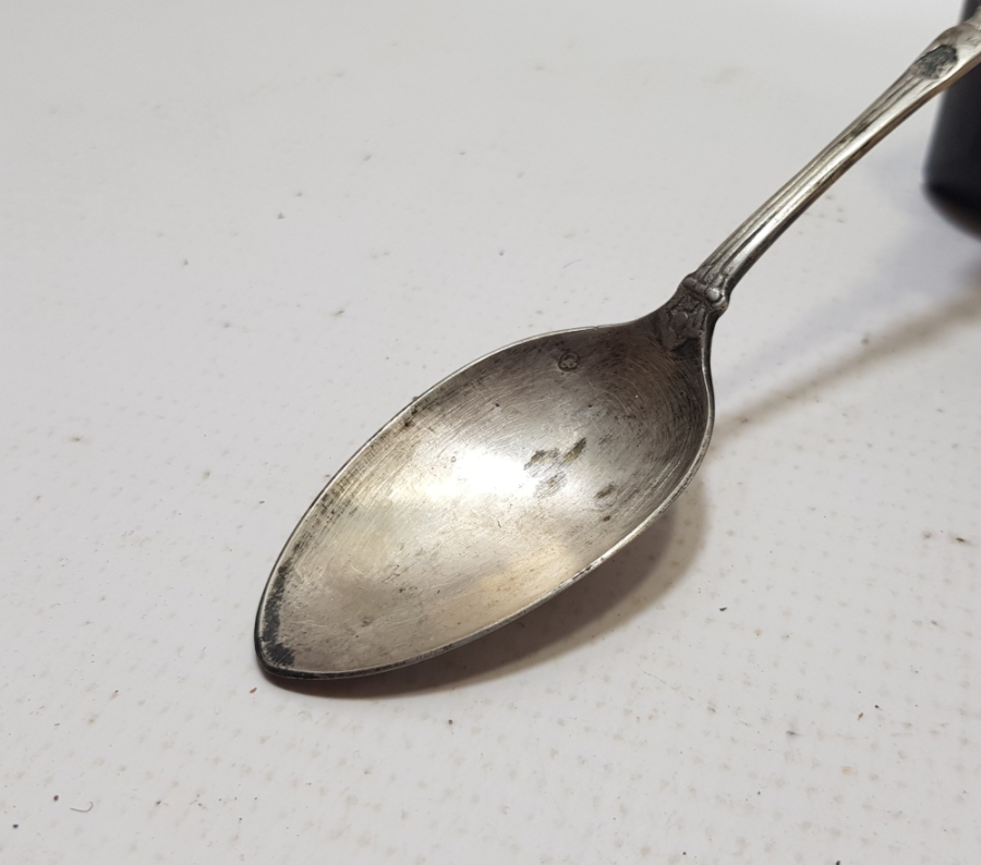 KABARTMA İŞÇİLİKLİ ABDÜLMECİD HAN TUĞRALI NADİR GÜMÜŞ KAŞIK