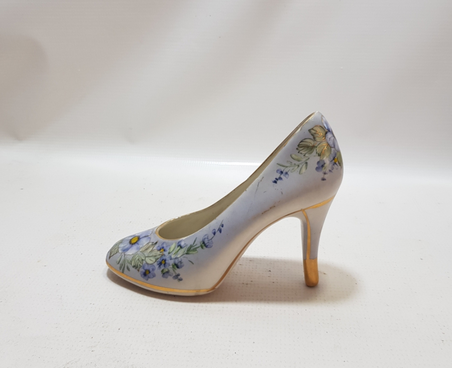 OSMANLI DÖNEMİ NADİR FORMDA EL BOYAMA VAZO