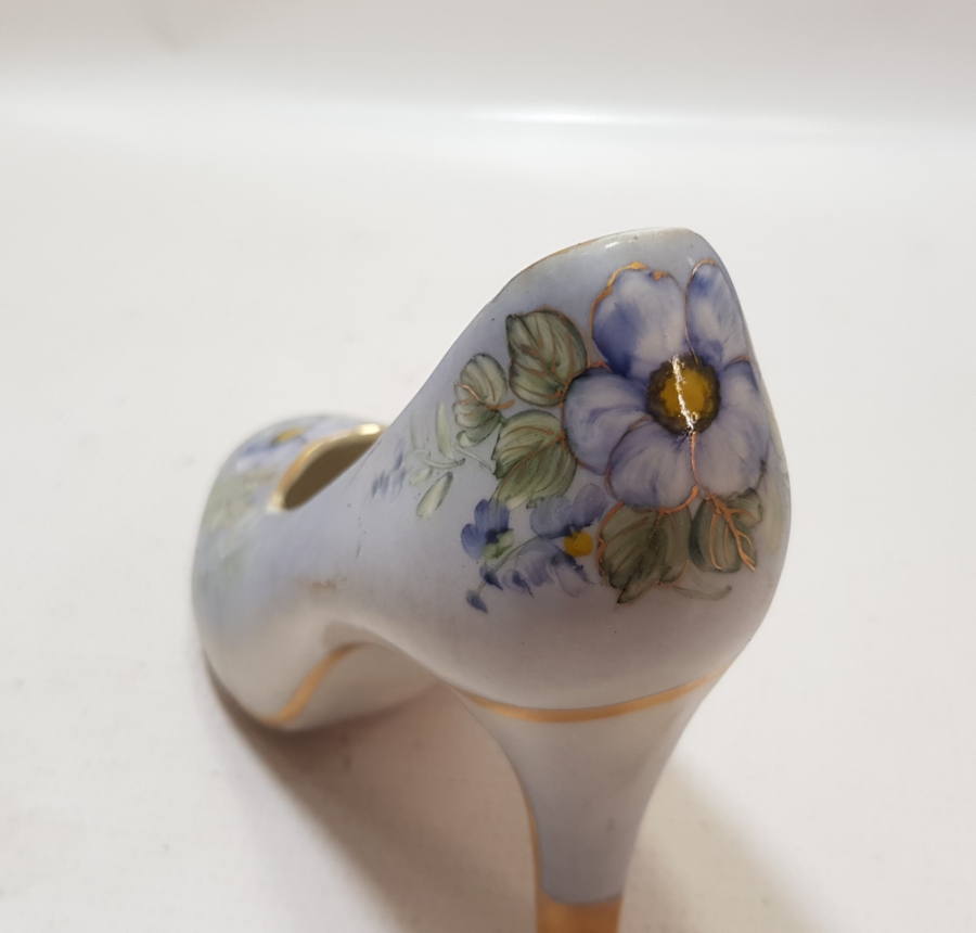 OSMANLI DÖNEMİ NADİR FORMDA EL BOYAMA VAZO