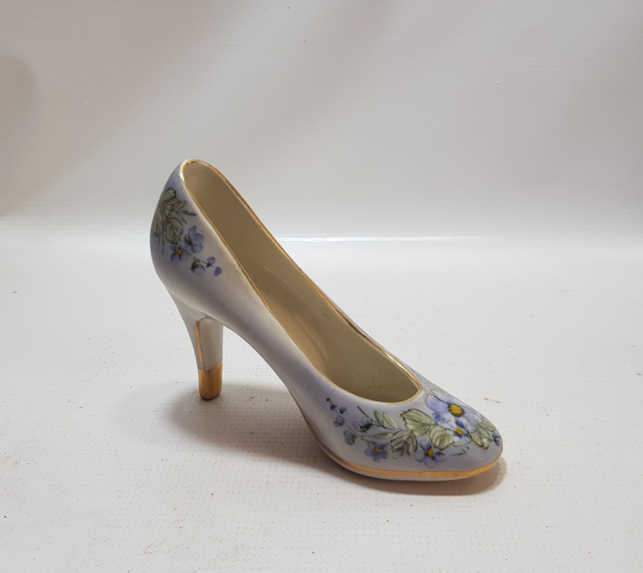 OSMANLI DÖNEMİ NADİR FORMDA EL BOYAMA VAZO