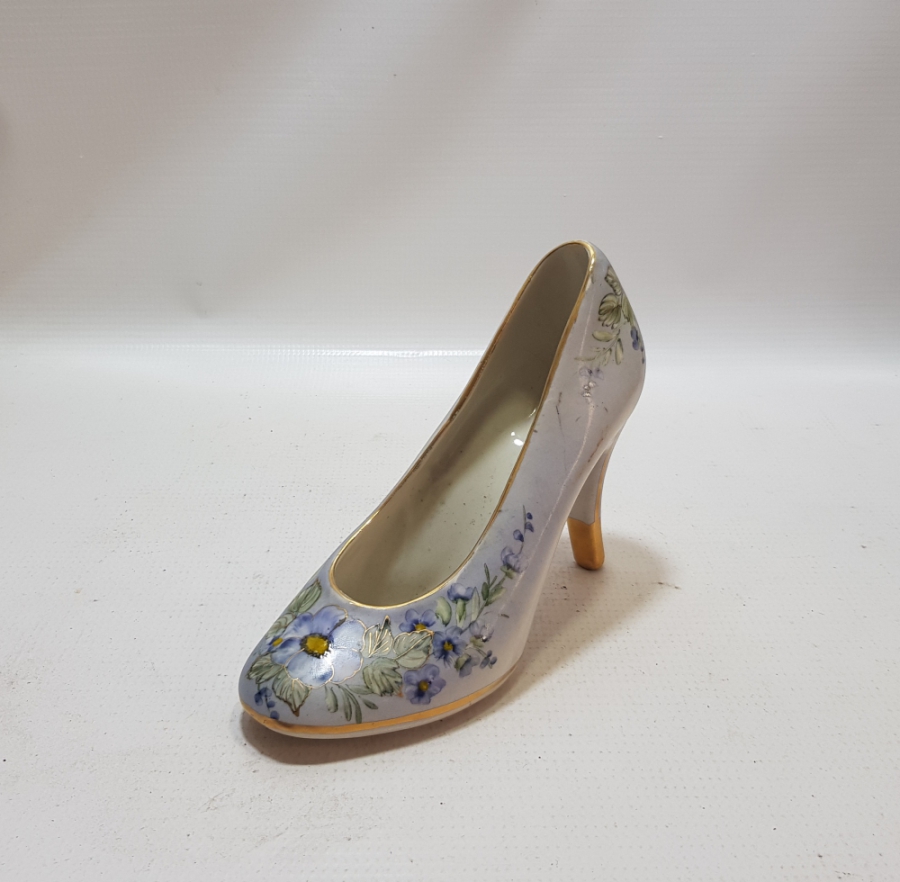 OSMANLI DÖNEMİ NADİR FORMDA EL BOYAMA VAZO