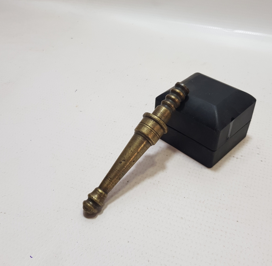 OSMANLI DÖNEMİ SÜLEYMANİYE YAPIMI BRONZ NARGİLE MARPUCU