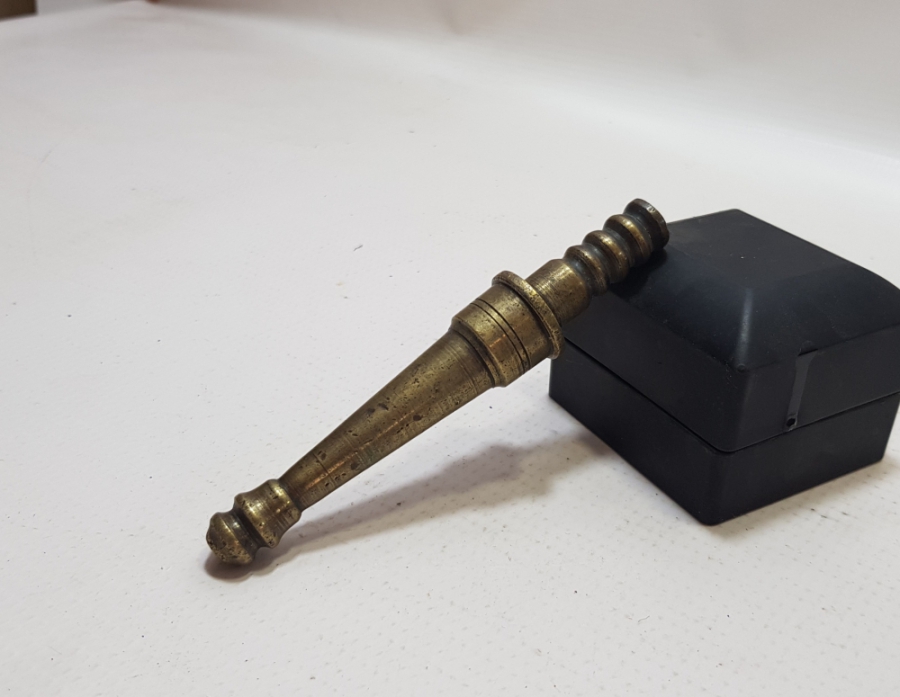 OSMANLI DÖNEMİ SÜLEYMANİYE YAPIMI BRONZ NARGİLE MARPUCU