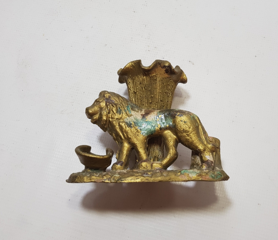 ÜZERİ ALTIN VARAKLI ANADOLU ASLANLI ANTİKA ÇANAKKALE KALEMLİK