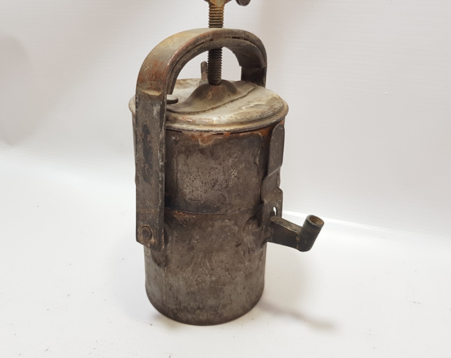 OSMANLI DÖNEMİ EL YAPIMI MADENCİ FENERİ