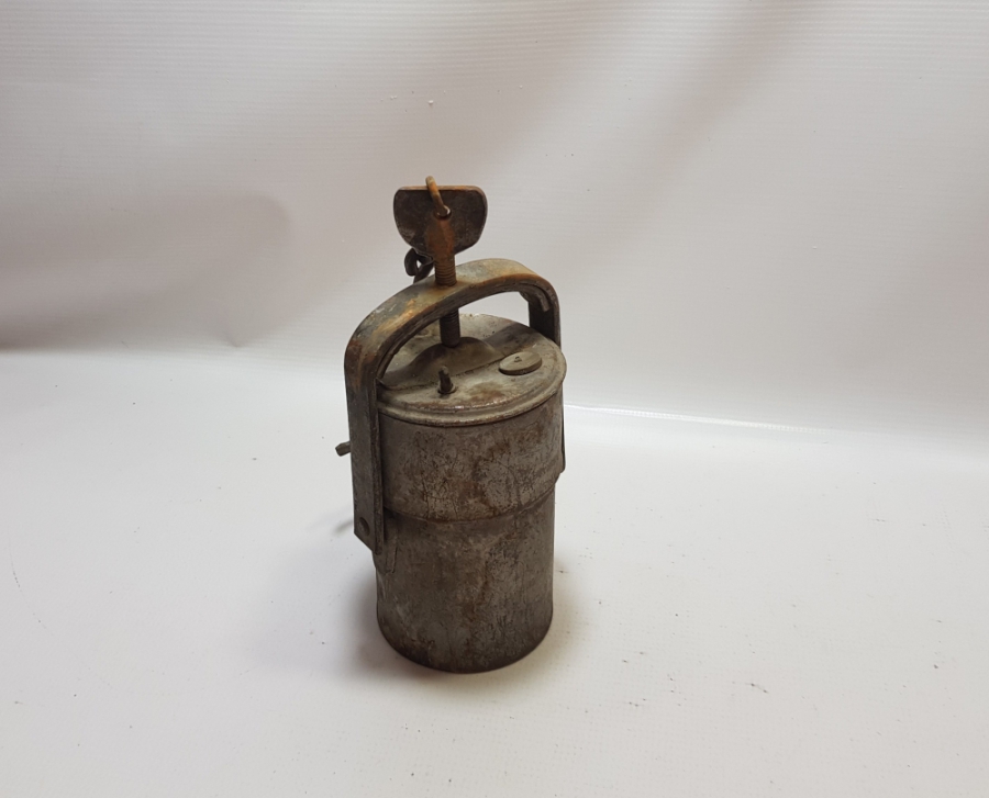 OSMANLI DÖNEMİ EL YAPIMI MADENCİ FENERİ