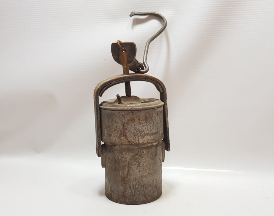 OSMANLI DÖNEMİ EL YAPIMI MADENCİ FENERİ