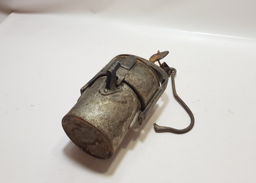 OSMANLI DÖNEMİ EL YAPIMI MADENCİ FENERİ