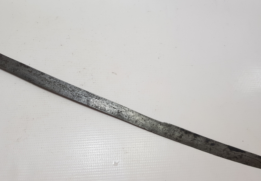 OSMANLI DÖNEMİ PALA FORMLU YALMANLI ERTUĞRUL ALAYLARI SUBAY KILICI