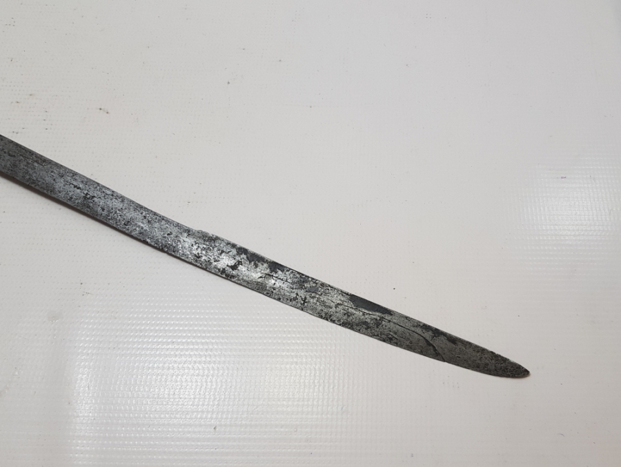 OSMANLI DÖNEMİ PALA FORMLU YALMANLI ERTUĞRUL ALAYLARI SUBAY KILICI