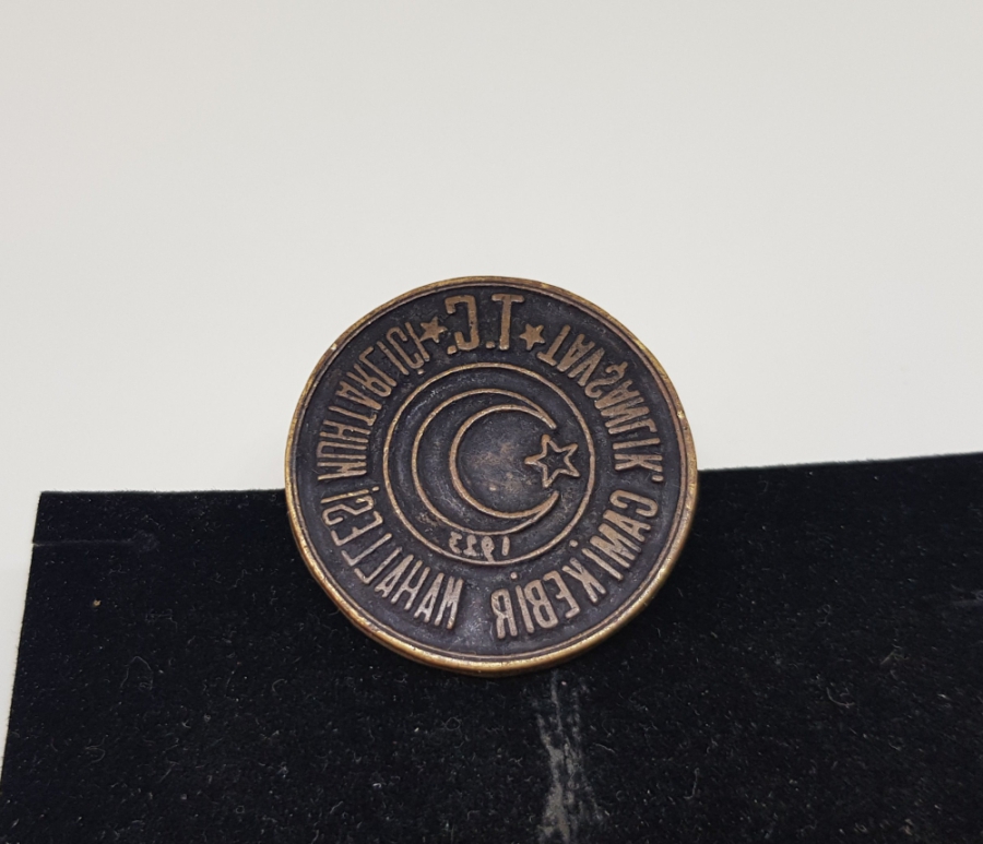 CUMHURİYET BAŞLARI AY YILDIZLI MUHTAR MÜHRÜ