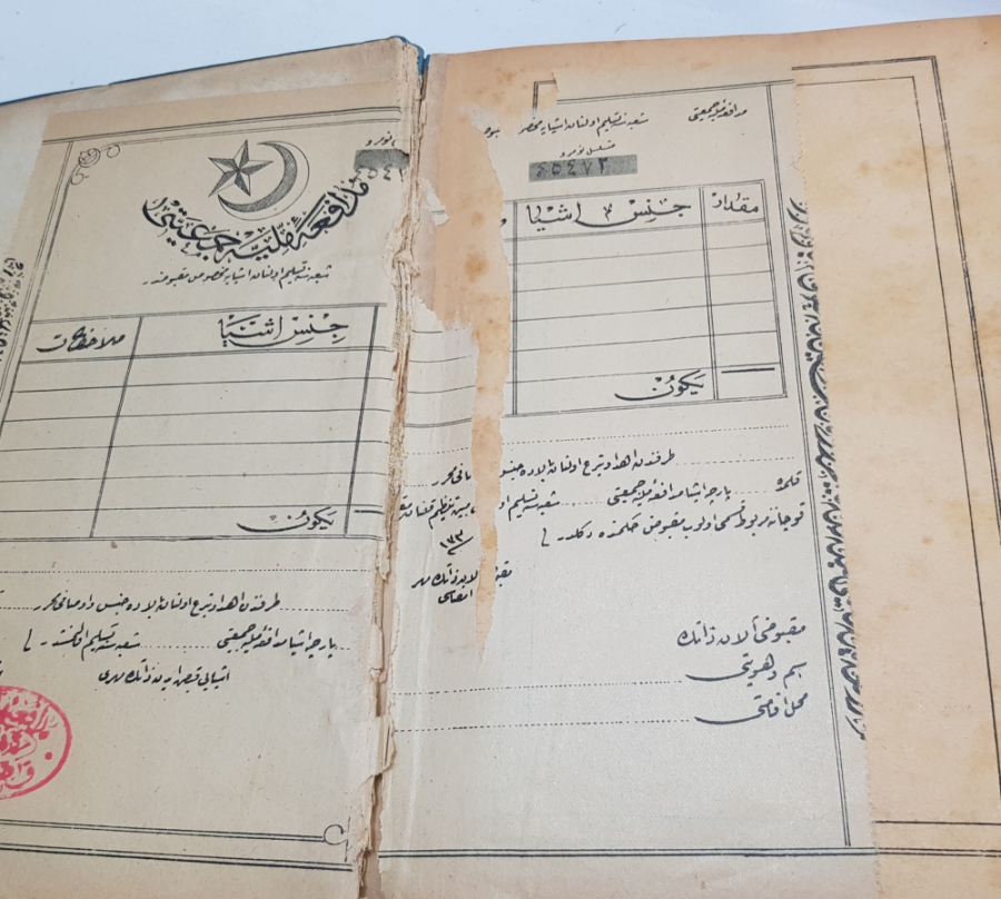 1. DÜNYA SAVAŞI MÜDAFAAİ MİLLİ CEMİYETİ TARAFINDAN DAĞITILMIŞ ÇOK NADİR KUR'AN-I KERİM