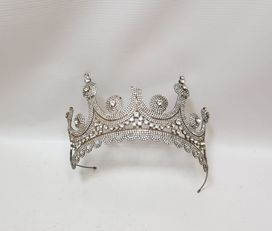 ÜZERİ TAŞLI ANTİKA GELİN TACI