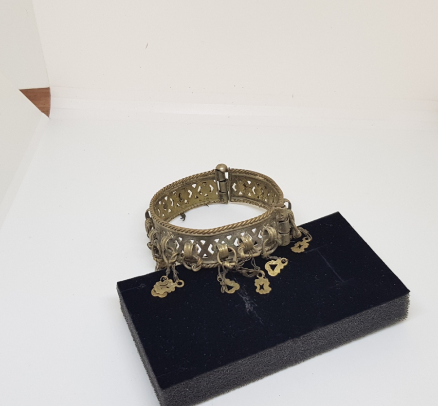 OSMANLI DÖNEMİ TÜRKMEN İŞİ EL YAPIMI CİNGILLI BİLEZİK - BİLEKLİK