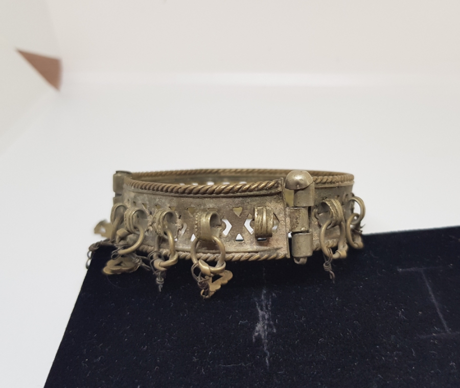 OSMANLI DÖNEMİ TÜRKMEN İŞİ EL YAPIMI CİNGILLI BİLEZİK - BİLEKLİK