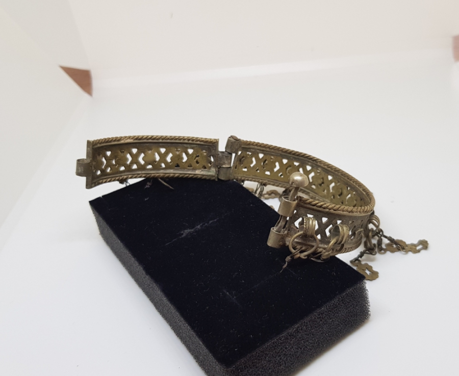 OSMANLI DÖNEMİ TÜRKMEN İŞİ EL YAPIMI CİNGILLI BİLEZİK - BİLEKLİK