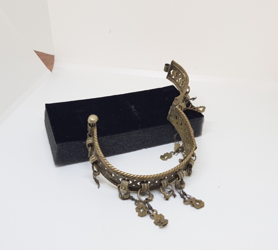 OSMANLI DÖNEMİ TÜRKMEN İŞİ EL YAPIMI CİNGILLI BİLEZİK - BİLEKLİK