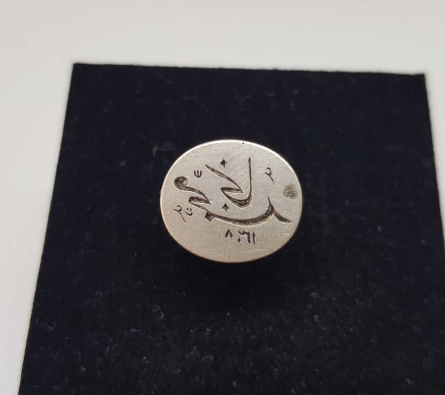 HAKKAK İZZET EFENDİ KETEBELİ YÜKSEK YAZI KALİTESİNDE OSMANLI ŞAHIS MÜHRÜ