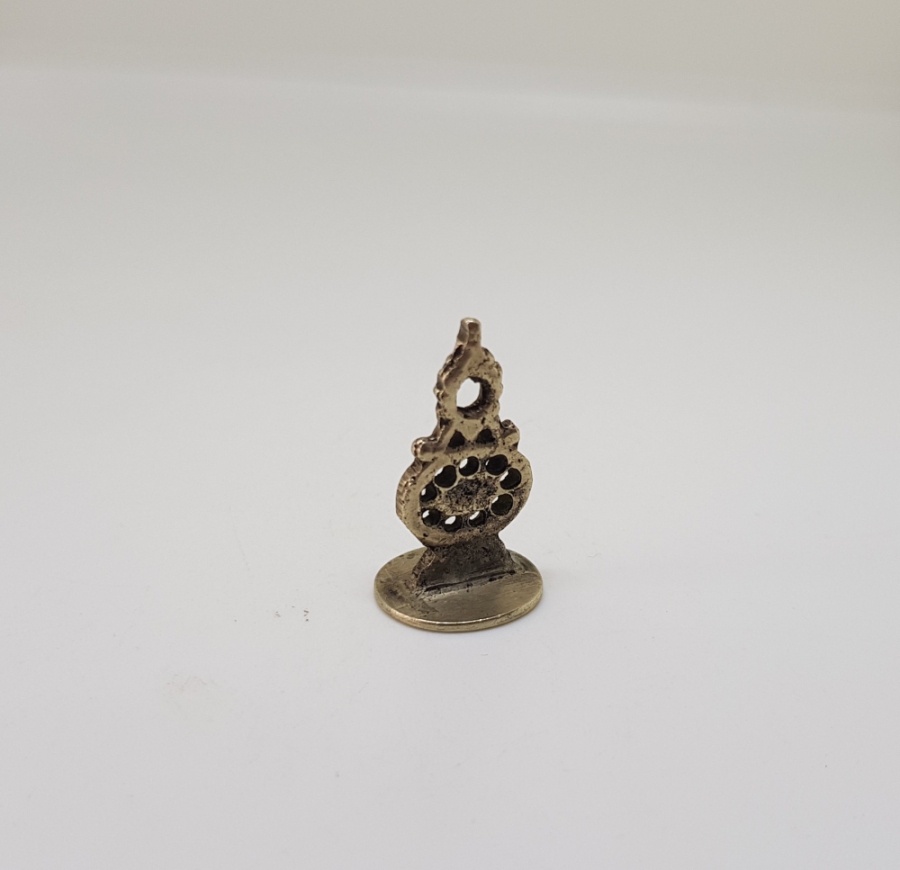 HAKKAK İZZET EFENDİ KETEBELİ YÜKSEK YAZI KALİTESİNDE OSMANLI ŞAHIS MÜHRÜ