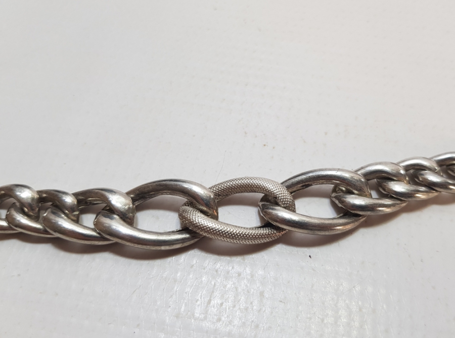 AVRUPA YAPIMI ANTİKA BÜYÜK BOY GÜMÜŞ BİLEKLİK