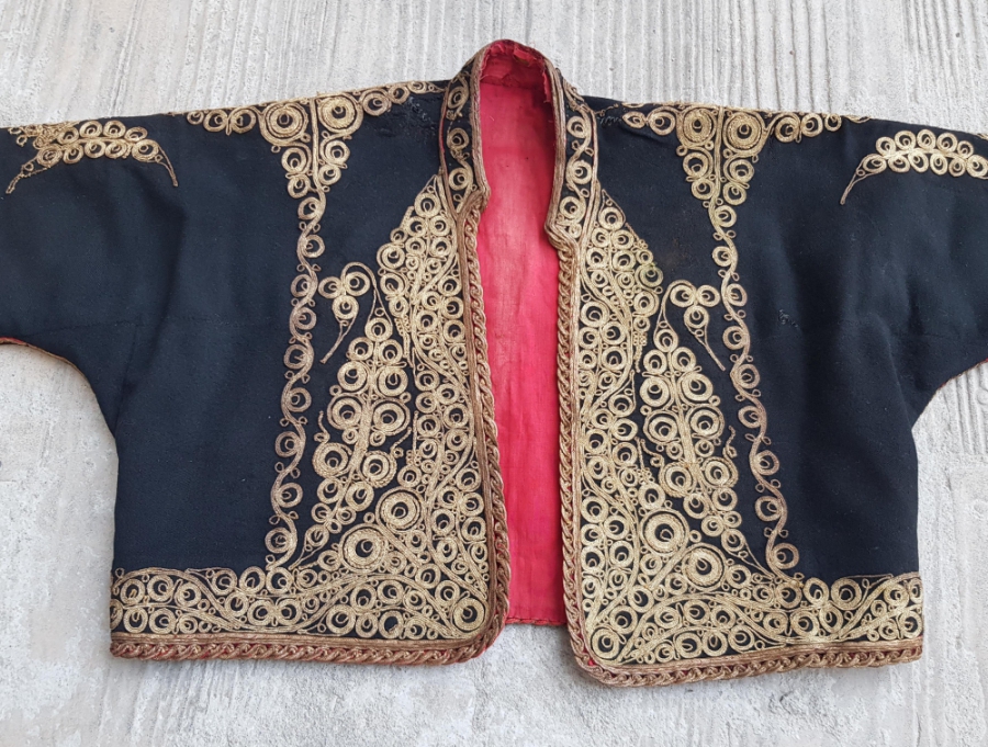 OSMANLI DÖNEMİ YÜKSEK KONDİSYONDA ÇUHA GELİN CEPKENİ