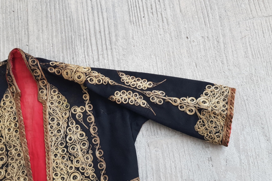 OSMANLI DÖNEMİ YÜKSEK KONDİSYONDA ÇUHA GELİN CEPKENİ