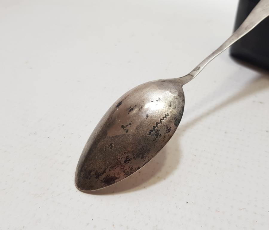 ABDÜLHAMİD HAN DÖNEMİ TUĞRALI GÜMÜŞ YEMEK KAŞIĞI