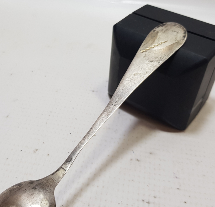 ABDÜLHAMİD HAN DÖNEMİ TUĞRALI GÜMÜŞ YEMEK KAŞIĞI