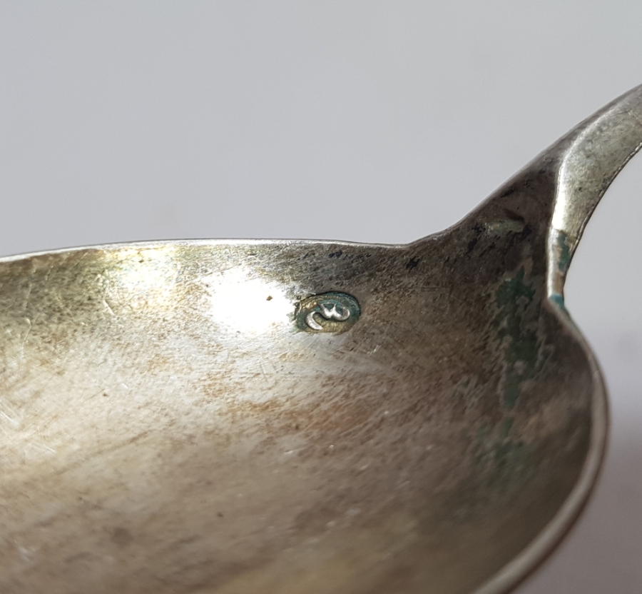 ABDÜLHAMİD HAN DÖNEMİ TUĞRALI GÜMÜŞ YEMEK KAŞIĞI