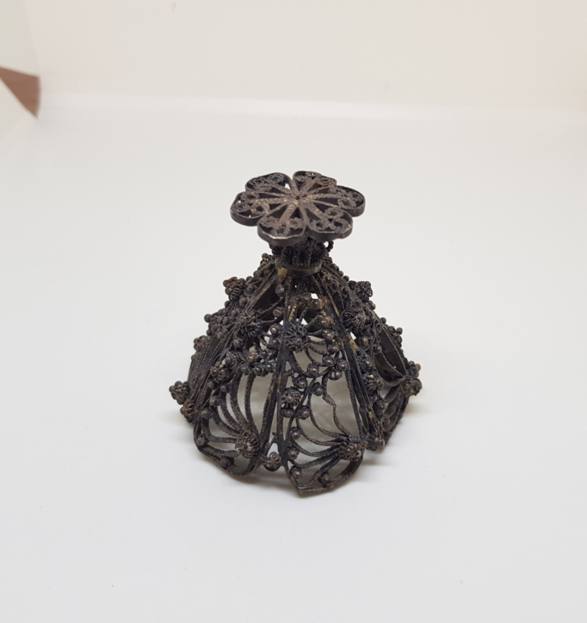 TELKARİ İŞÇİLİKLİ OSMANLI DÖNEMİ GÜMÜŞ FİNCAN ZARFI