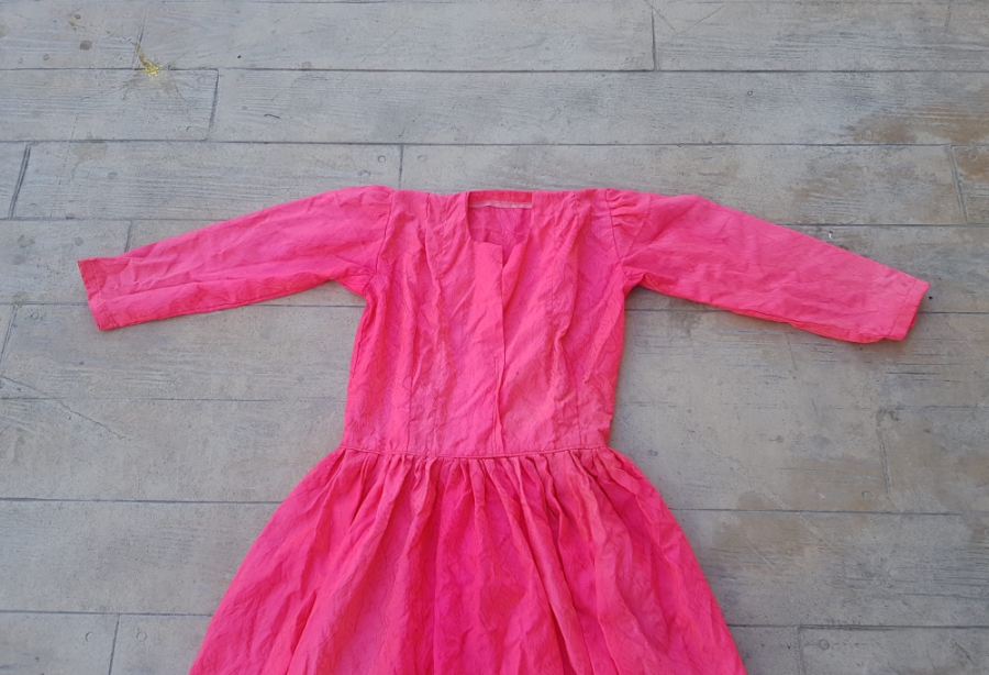 EL YAPIMI ANTİKA ELBİSE