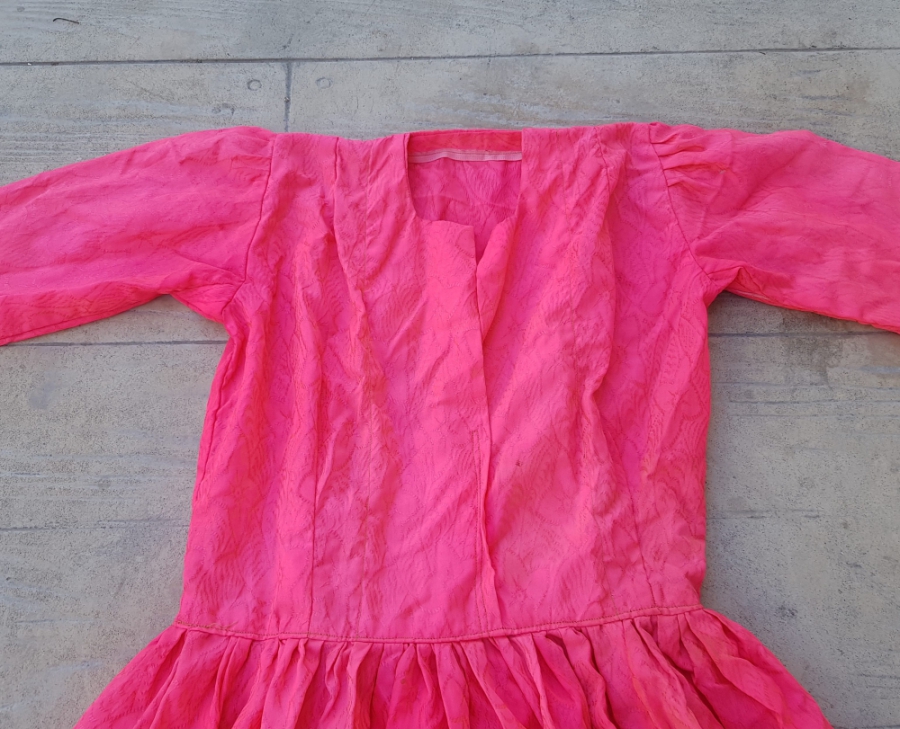 EL YAPIMI ANTİKA ELBİSE