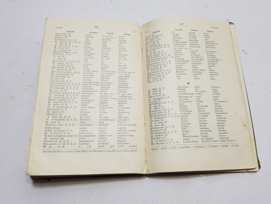 1924 TARİHLİ İNGİLİZCE DERS KİTABI