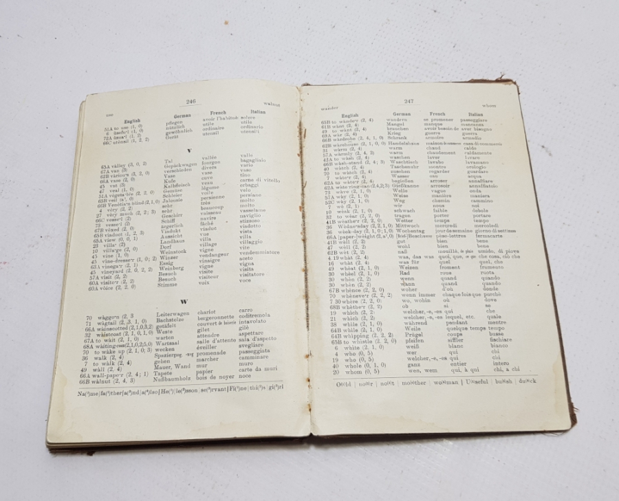 1924 TARİHLİ İNGİLİZCE DERS KİTABI