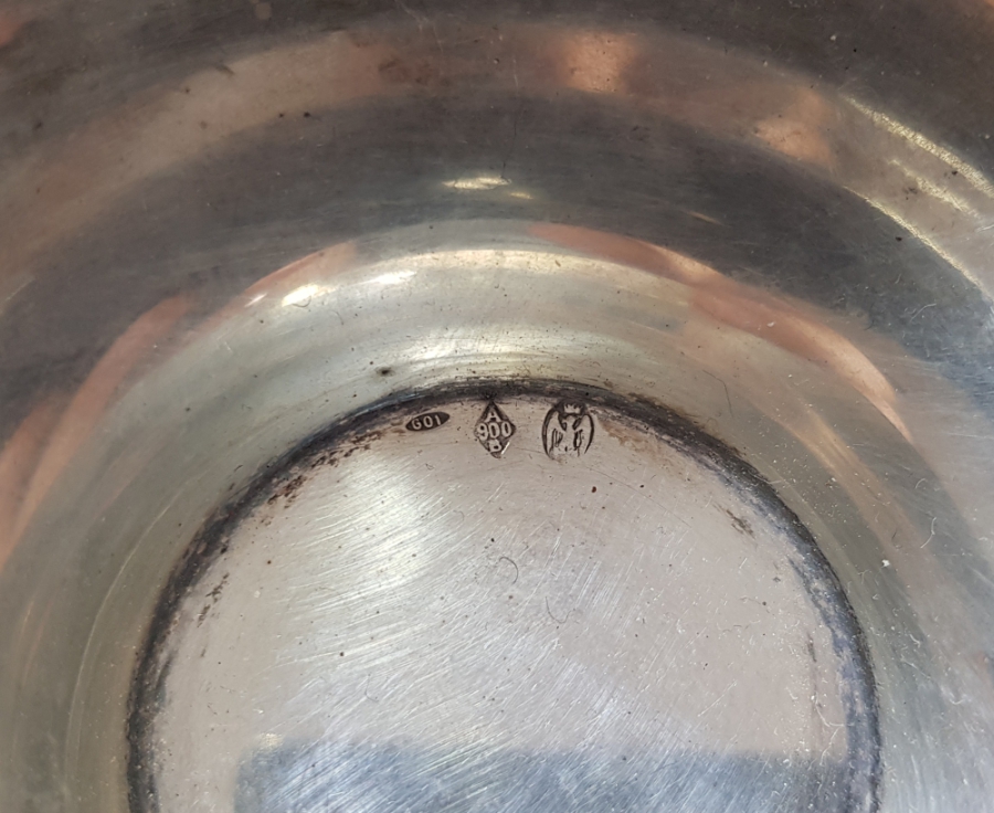 SÜLEYMANİYE İŞİ BÜYÜK BOY ANTİKA GÜMÜŞ KUŞLU ÇAMÇAK