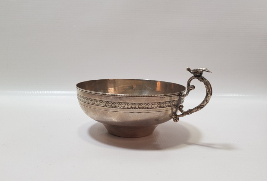 SÜLEYMANİYE İŞİ BÜYÜK BOY ANTİKA GÜMÜŞ KUŞLU ÇAMÇAK