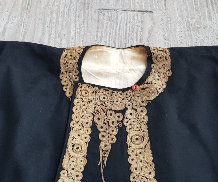 BALIKESİR YÖRESİ YÜKSEK KONDİSYONDA ALTIN SIRMALI GELİN CEPKENİ