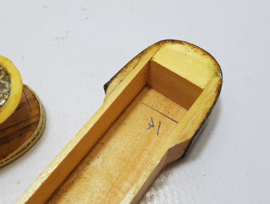 MARKUTERİ İŞÇİLİKLİ EL YAPIMI ANTİKA KALEMDAN