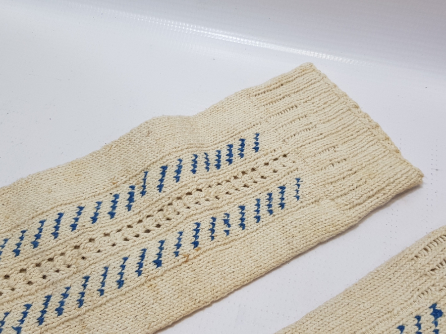 OSMANLI DÖNEMİ EL ÖRME YÖRÜK İŞİ DİZ ALTI ÇORAP