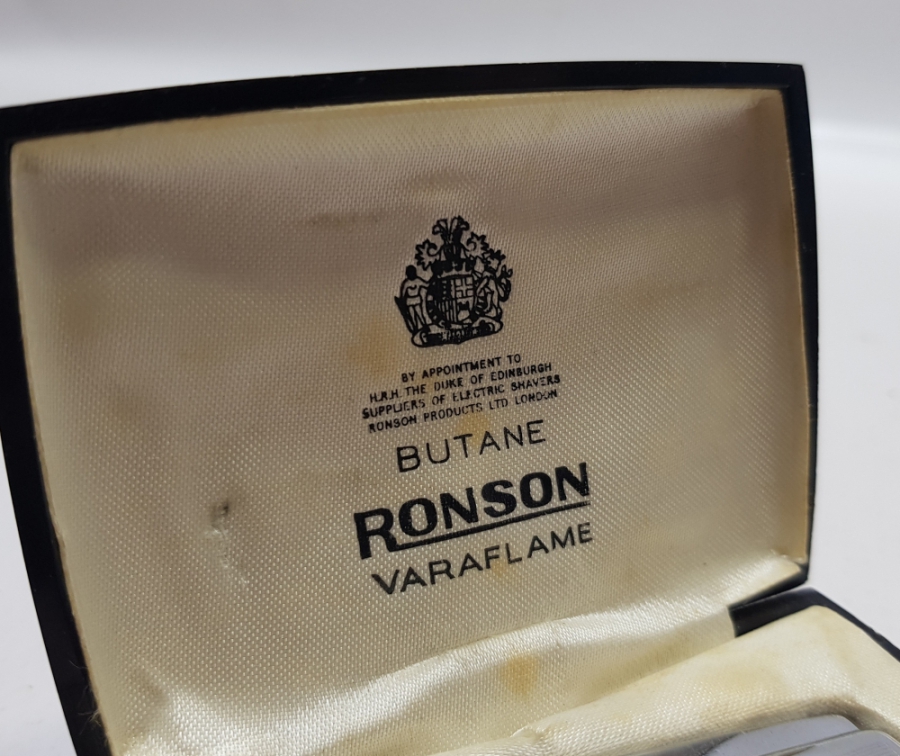 ORİJİNAL KUTUSUNDA ANTİKA RONSON ÇAKMAK