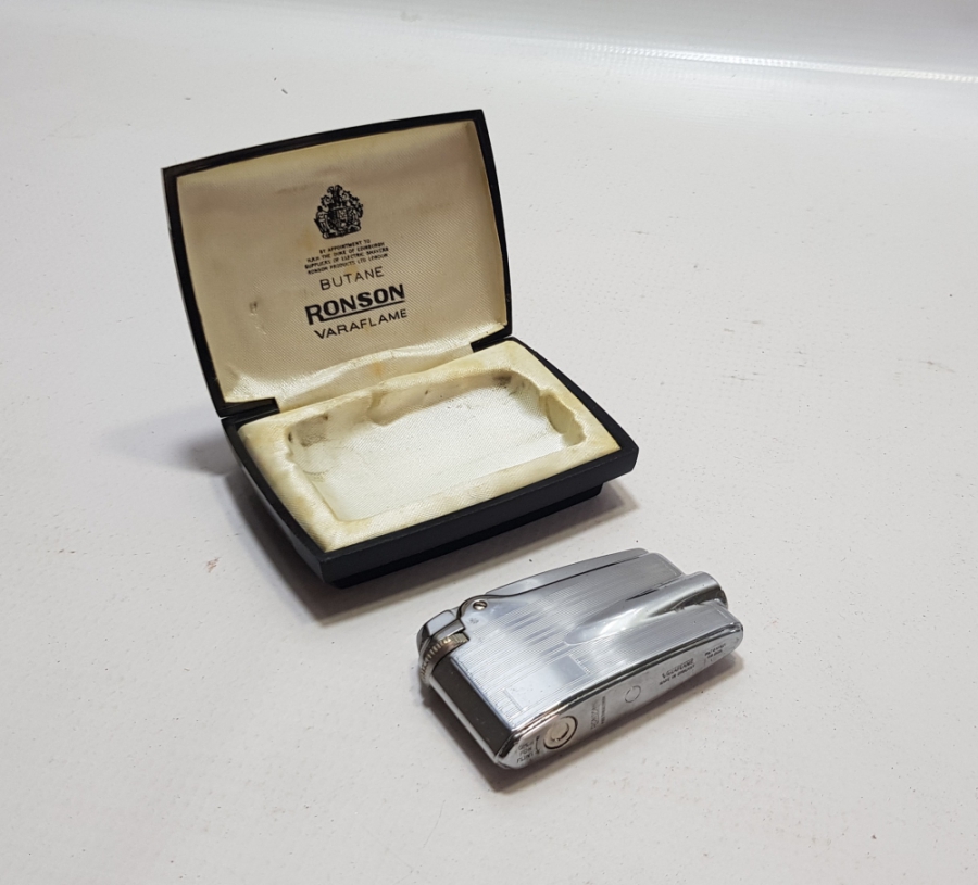 ORİJİNAL KUTUSUNDA ANTİKA RONSON ÇAKMAK