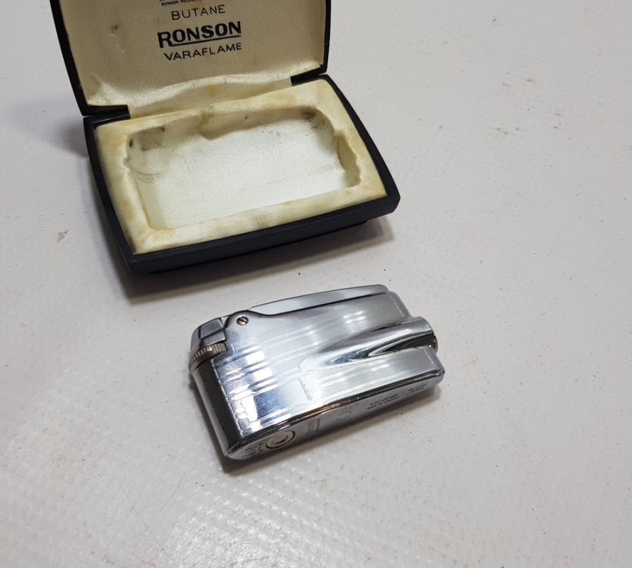 ORİJİNAL KUTUSUNDA ANTİKA RONSON ÇAKMAK