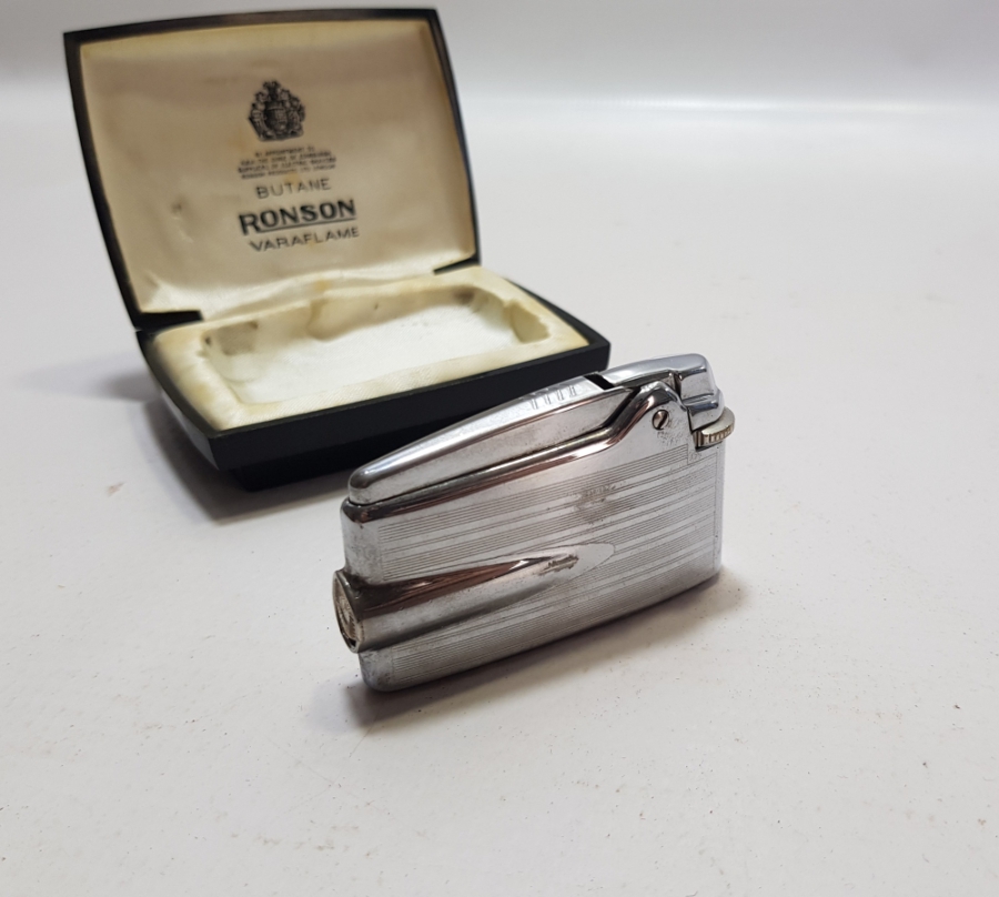 ORİJİNAL KUTUSUNDA ANTİKA RONSON ÇAKMAK