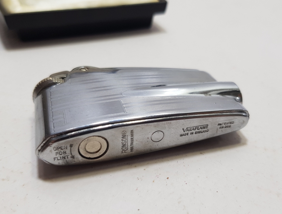 ORİJİNAL KUTUSUNDA ANTİKA RONSON ÇAKMAK